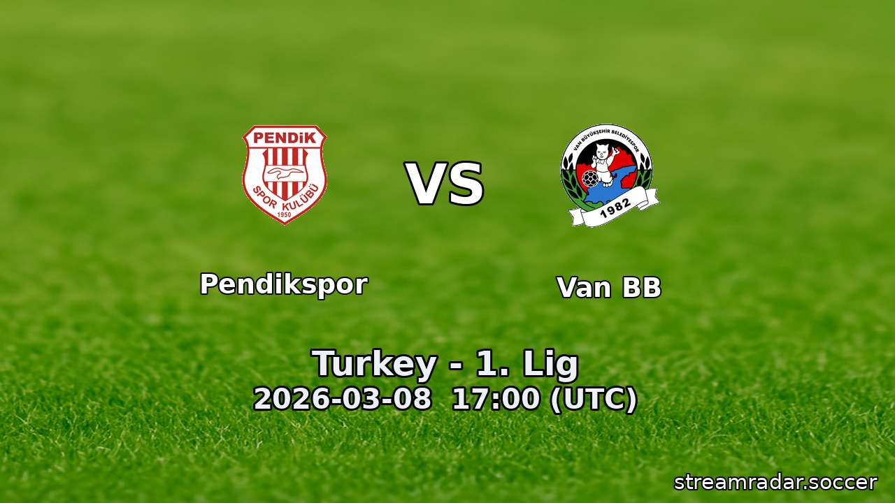 Pendikspor vs Van BB