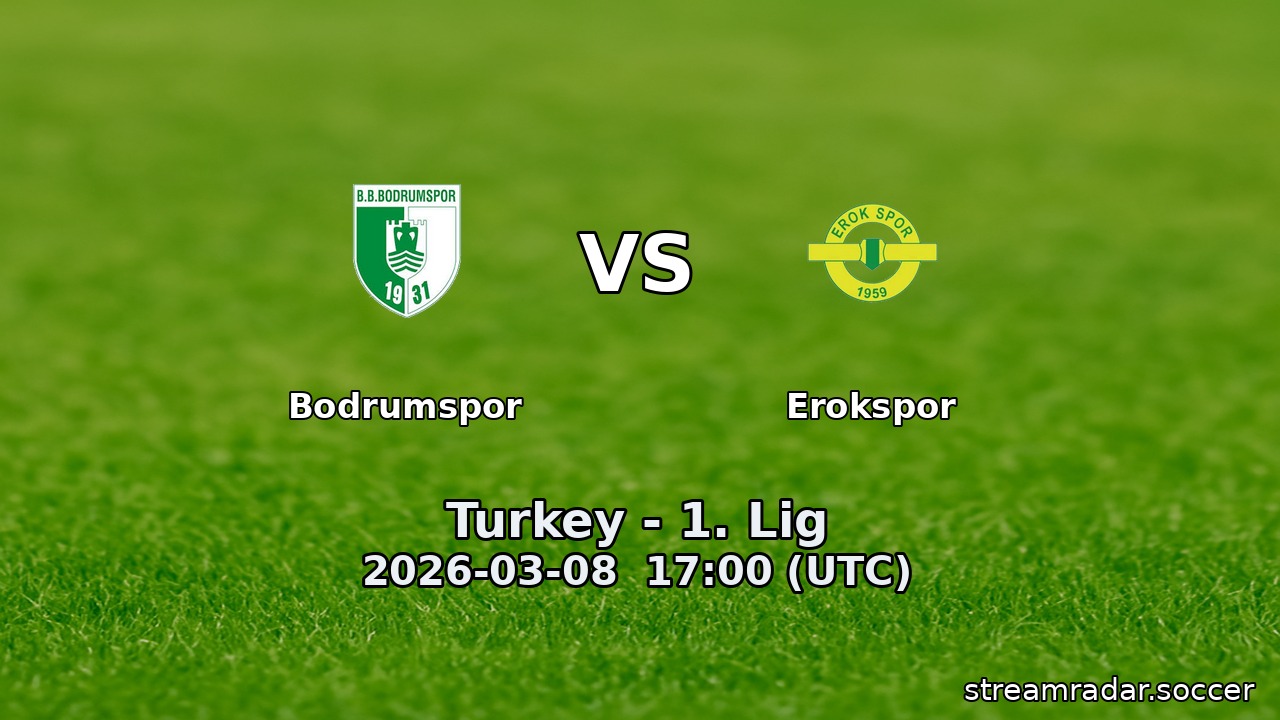Bodrumspor vs Erokspor