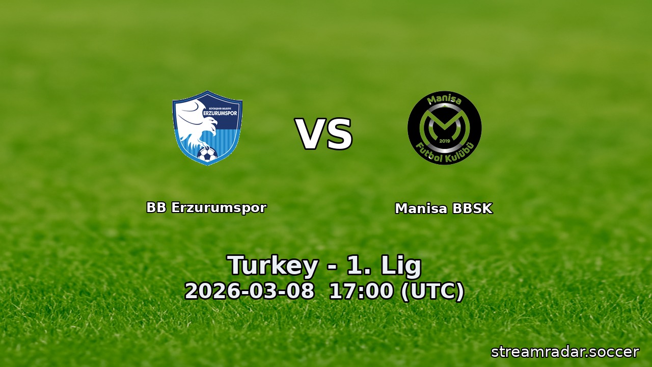 BB Erzurumspor vs Manisa BBSK