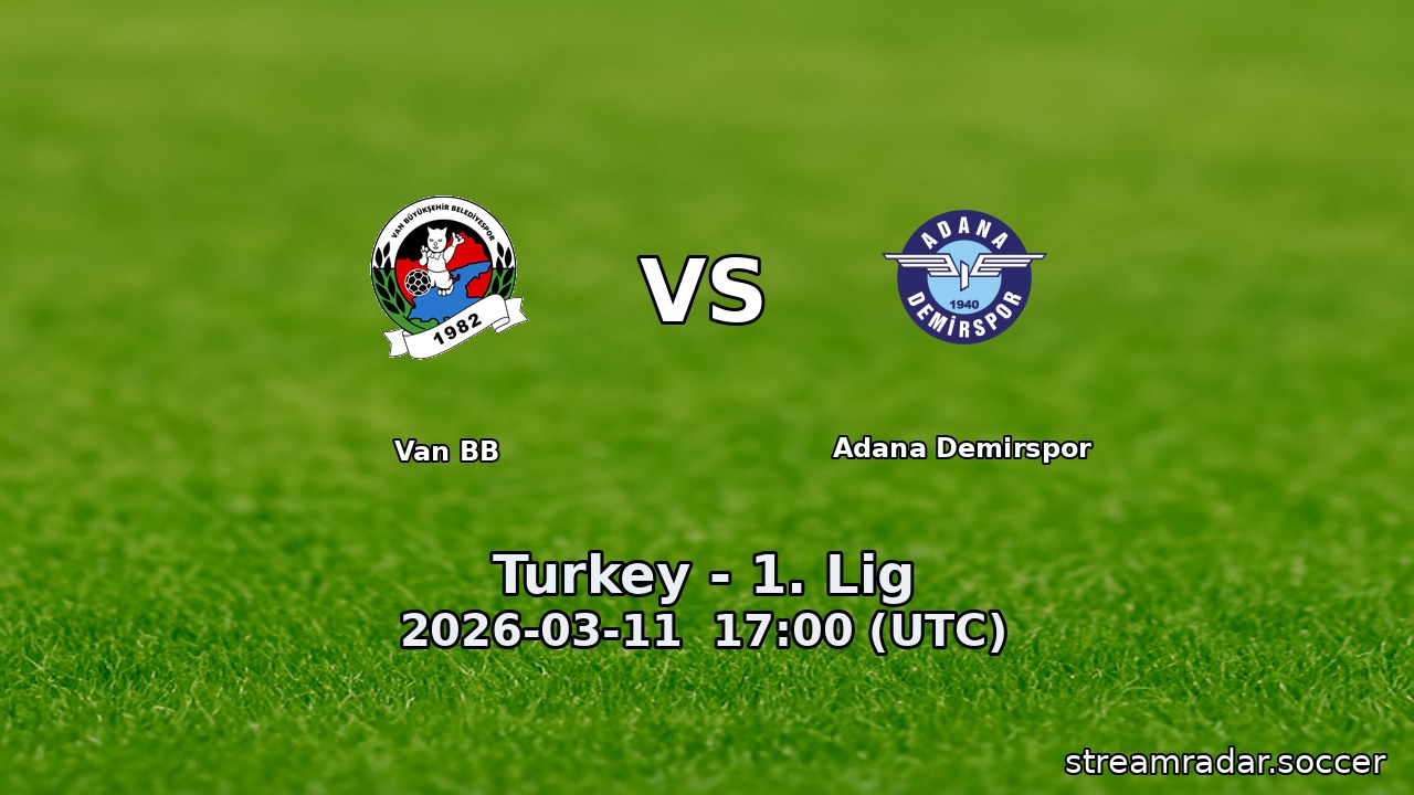 Van BB vs Adana Demirspor