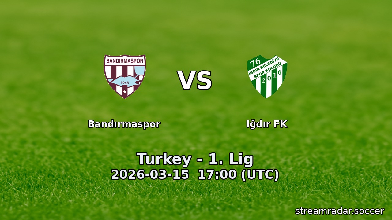 Bandırmaspor vs Iğdır FK