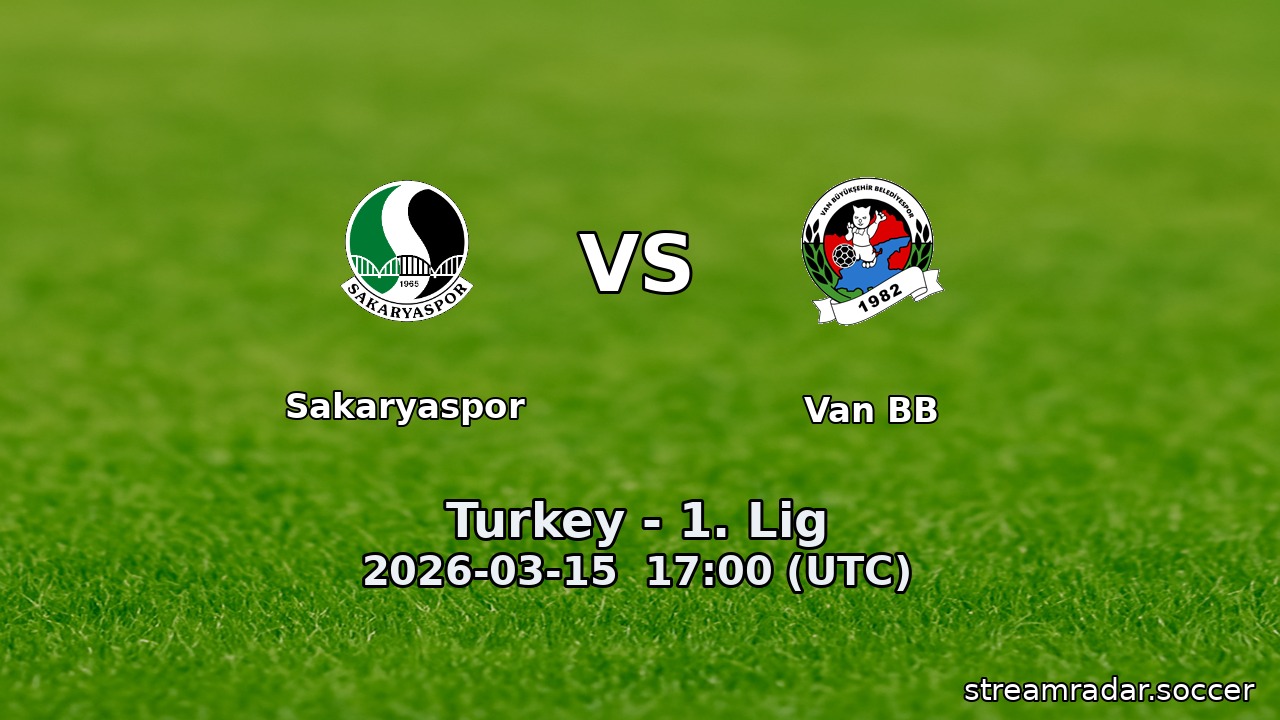 Sakaryaspor vs Van BB