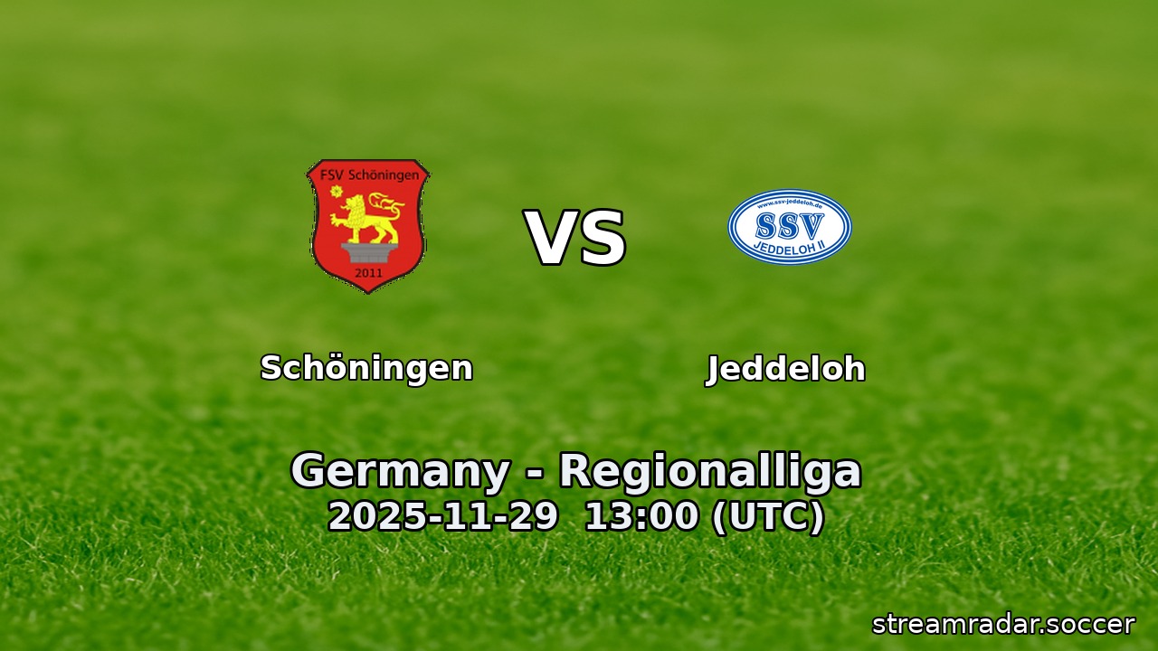 Schöningen vs Jeddeloh