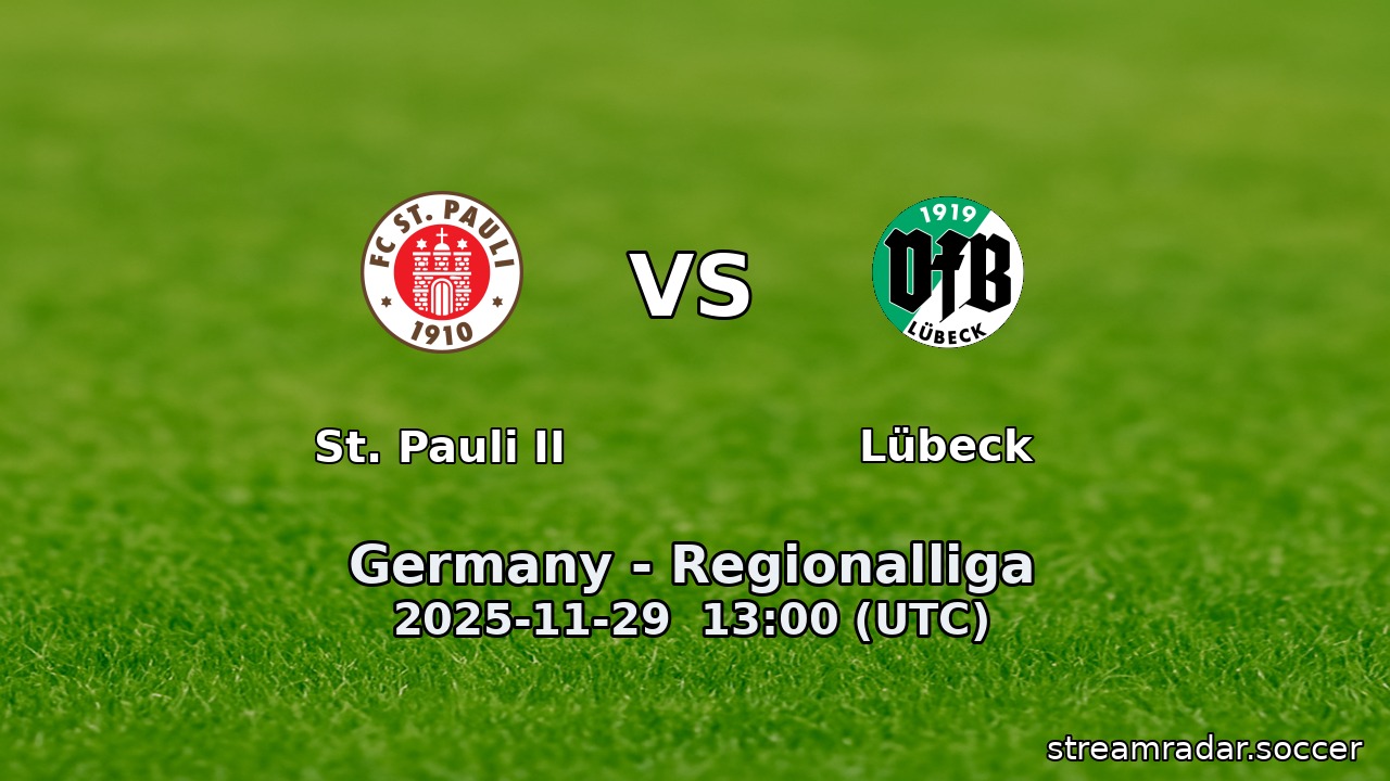 St. Pauli II vs Lübeck