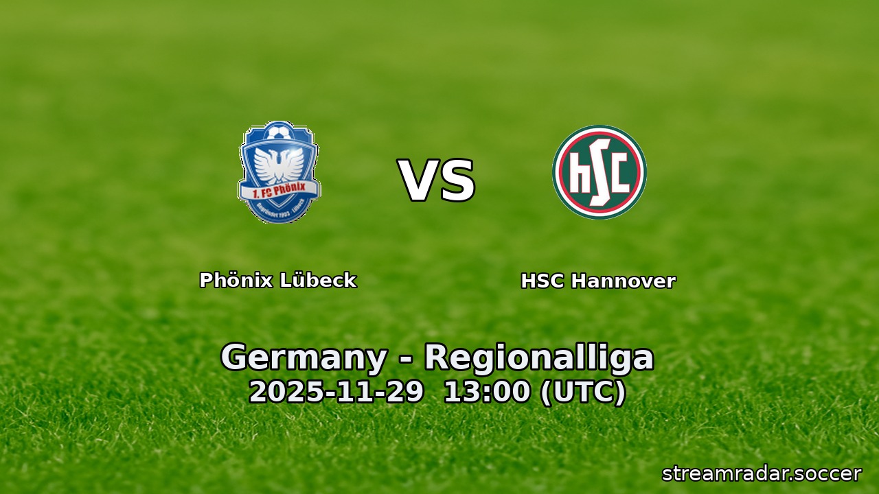 Phönix Lübeck vs HSC Hannover