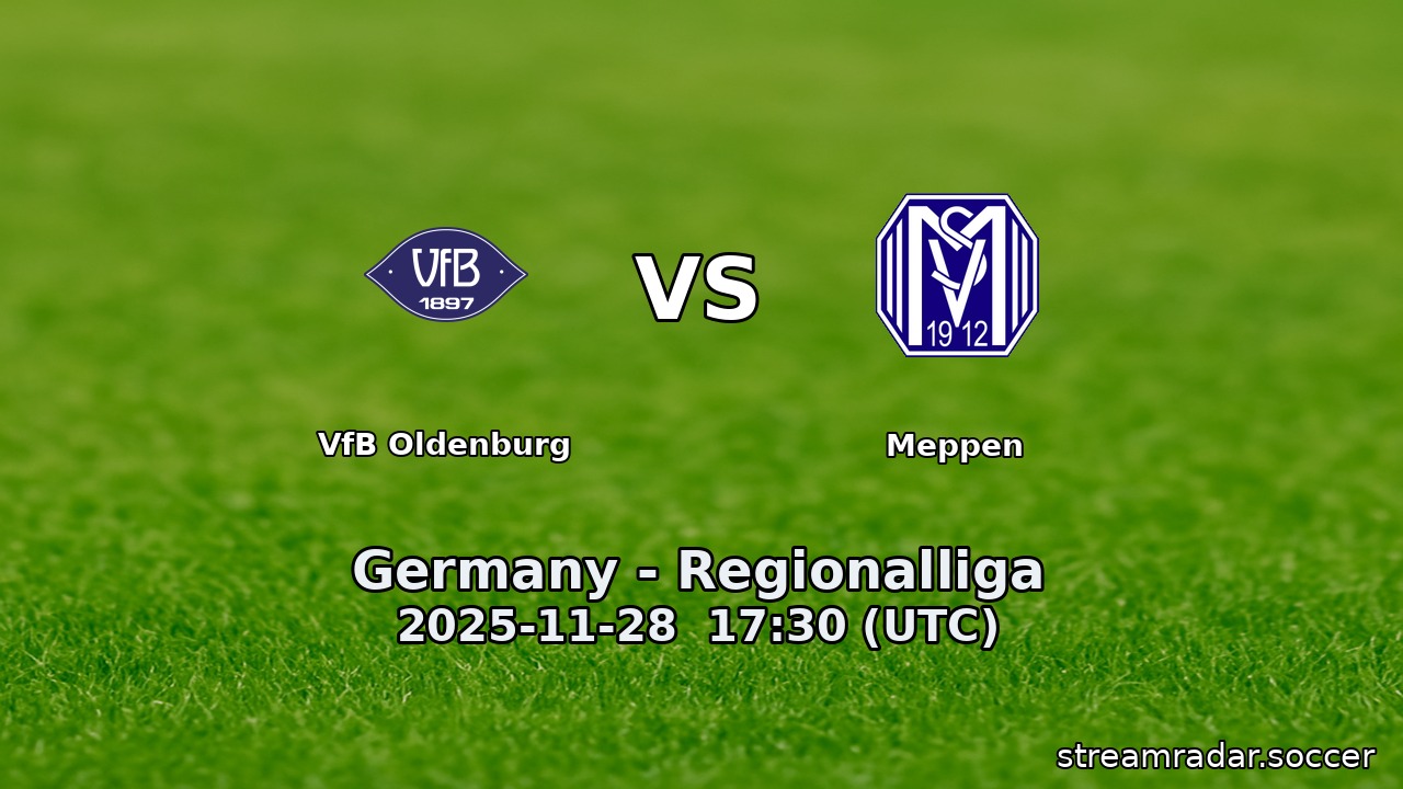 VfB Oldenburg vs Meppen