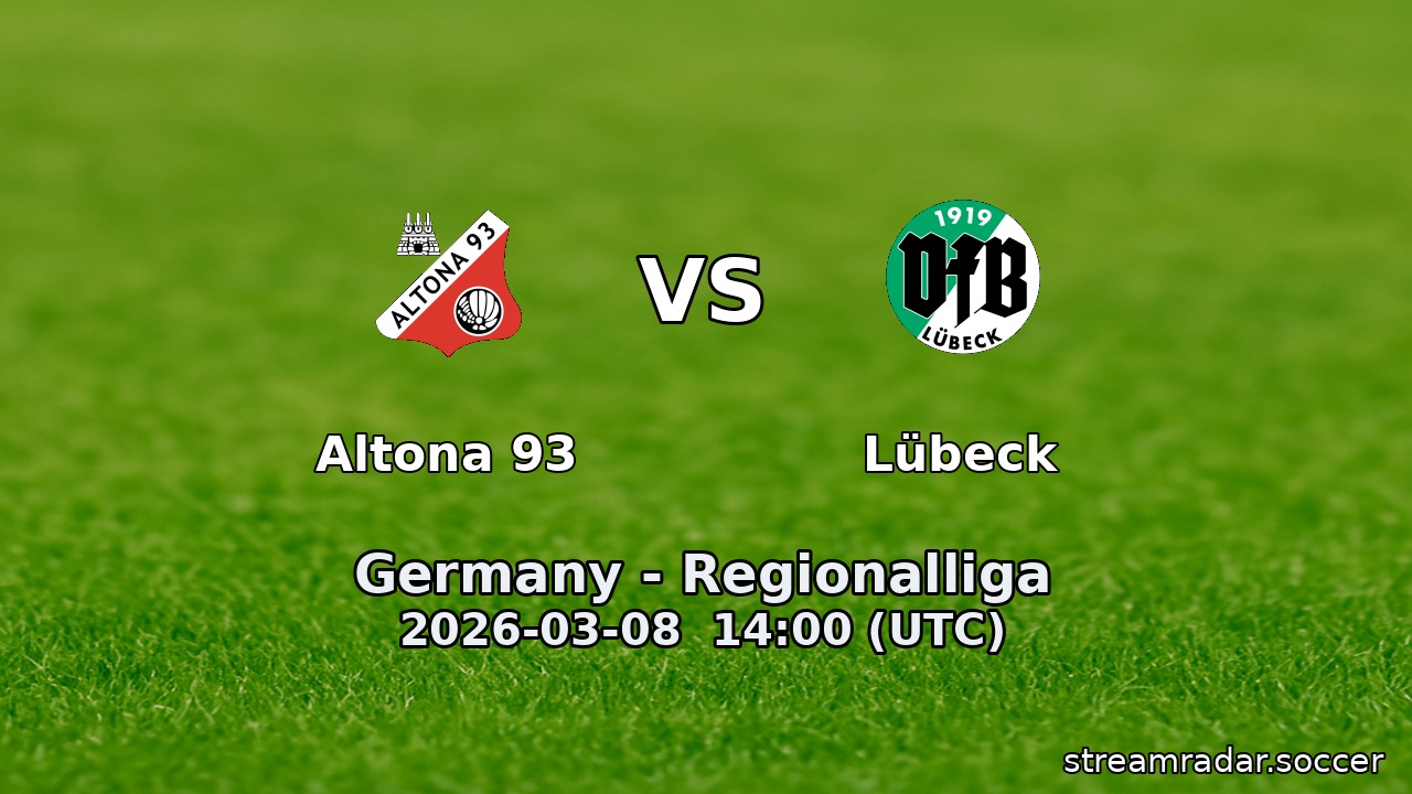 Altona 93 vs Lübeck