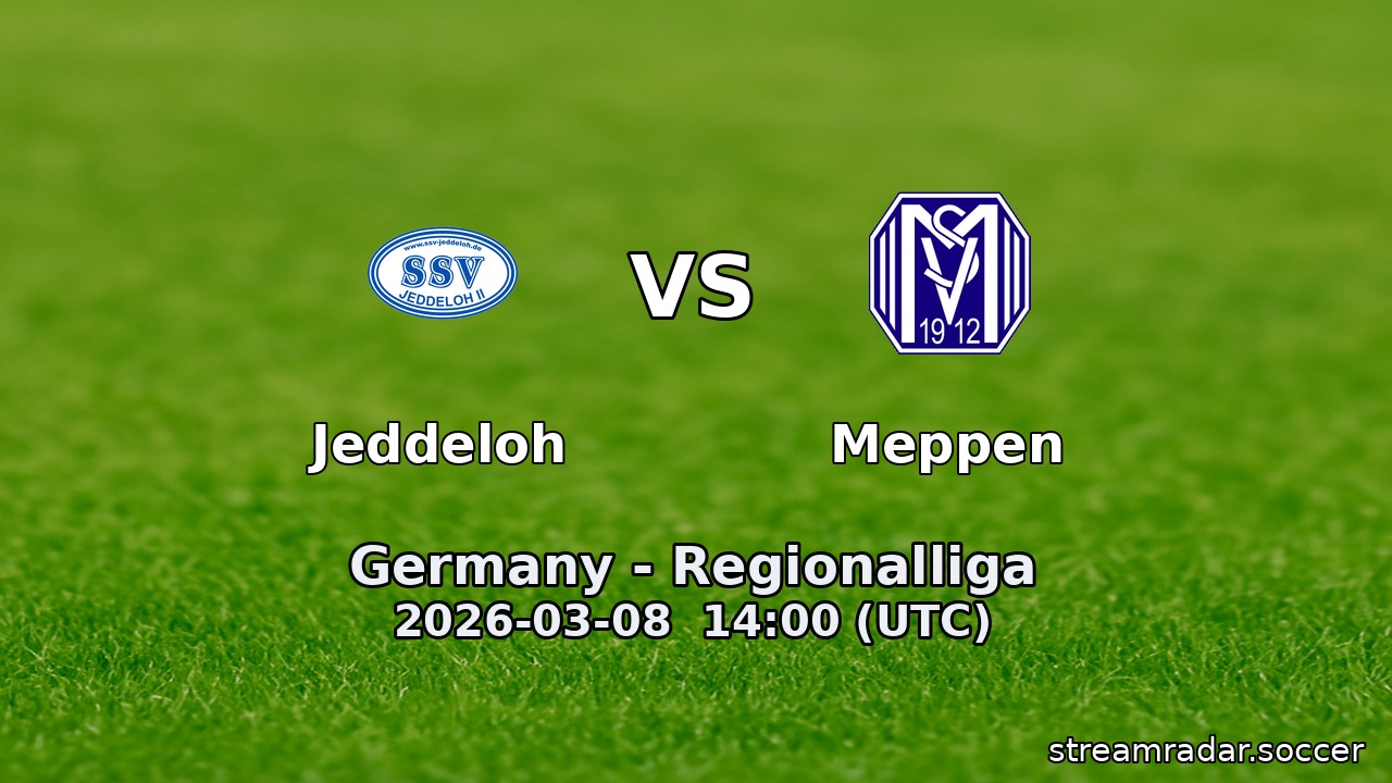 Jeddeloh vs Meppen