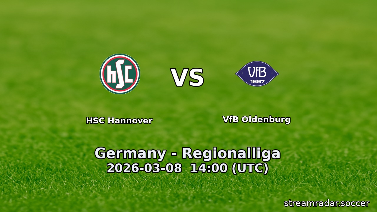 HSC Hannover vs VfB Oldenburg
