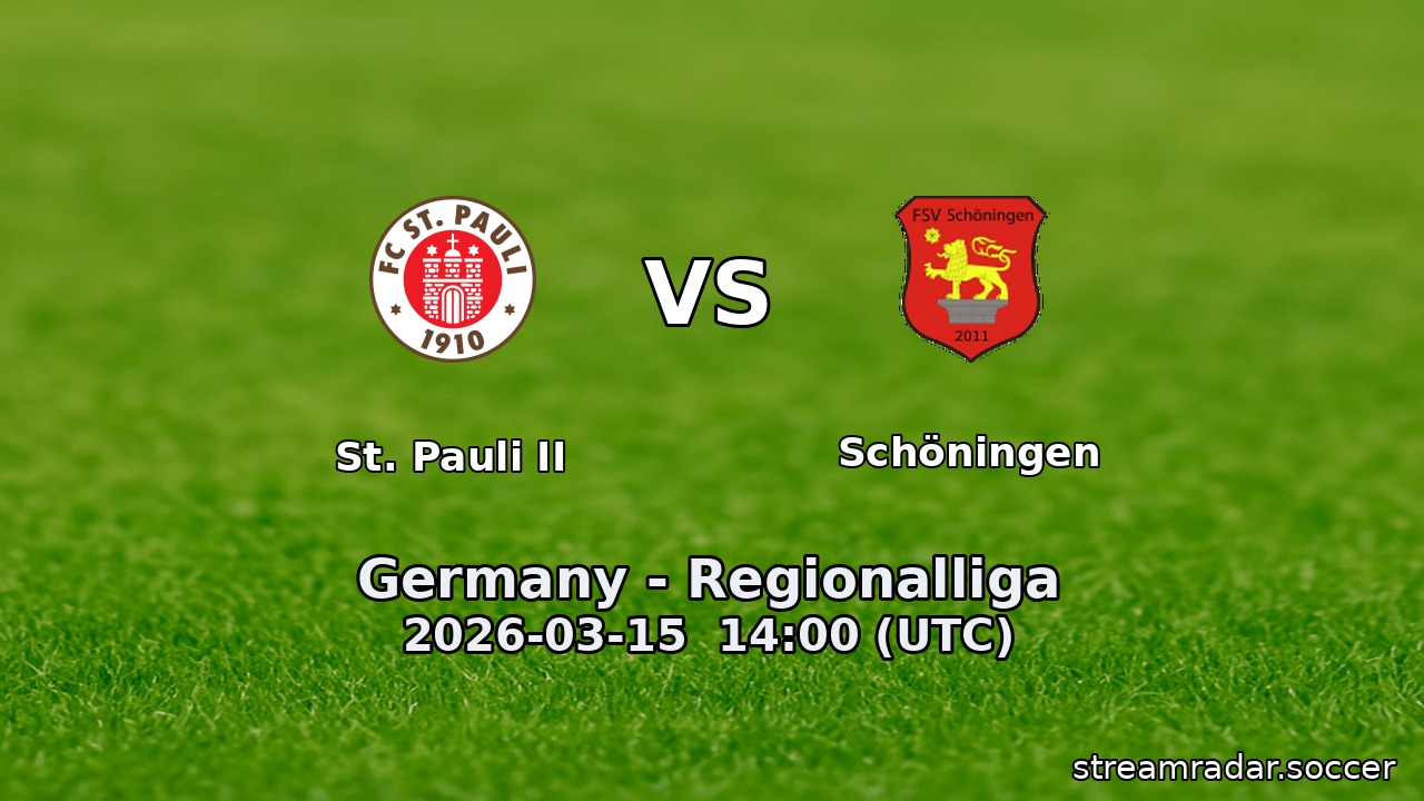 St. Pauli II vs Schöningen