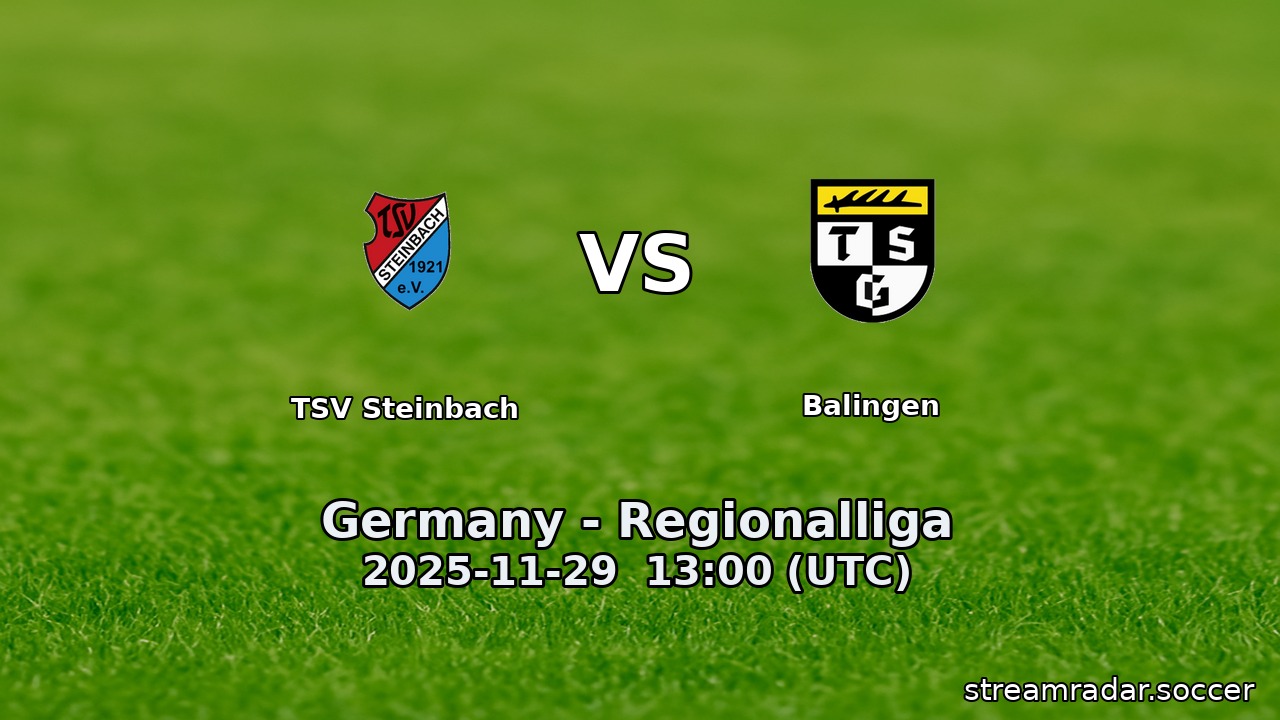 TSV Steinbach vs Balingen
