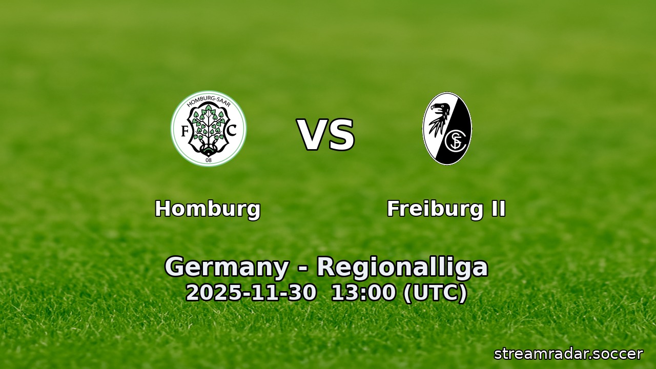 Homburg vs Freiburg II