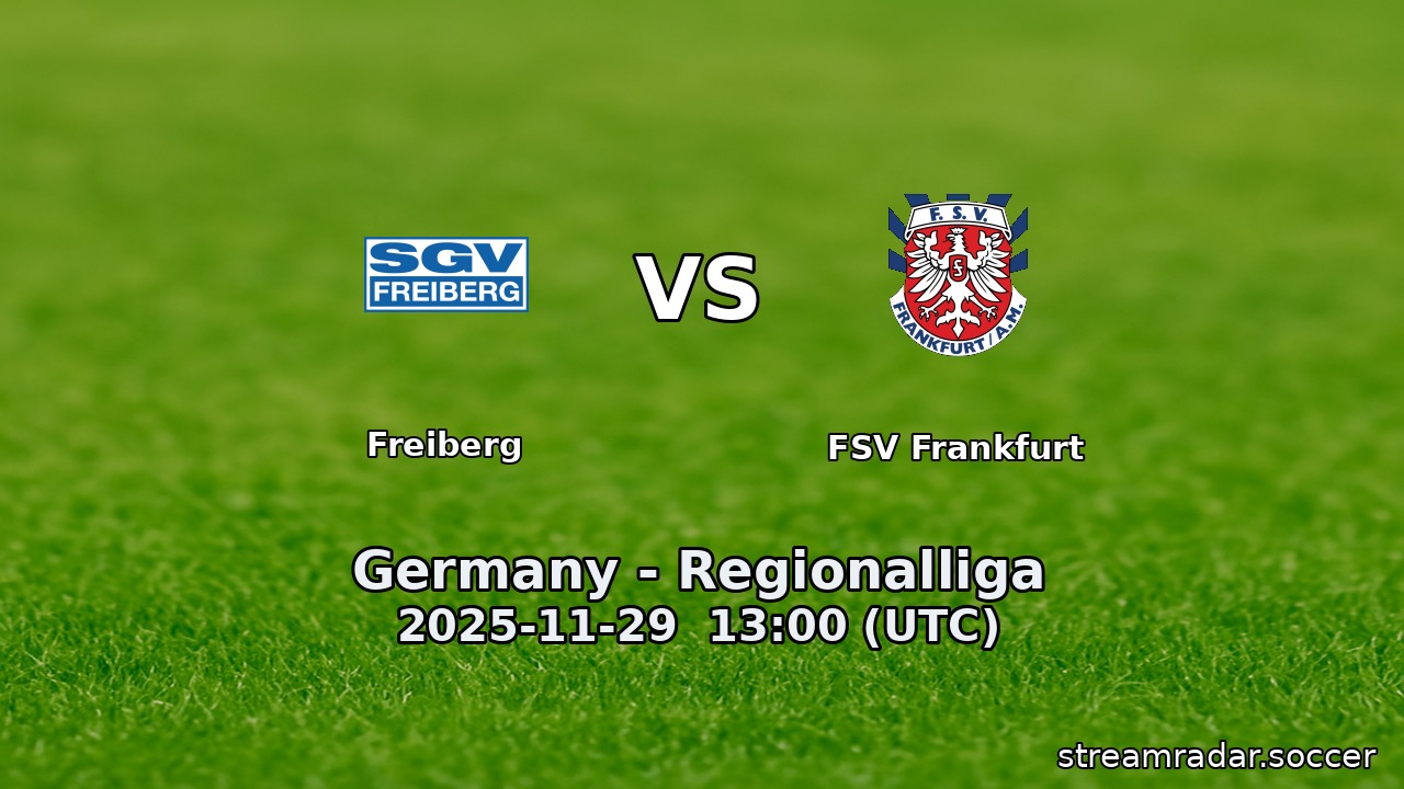 Freiberg vs FSV Frankfurt