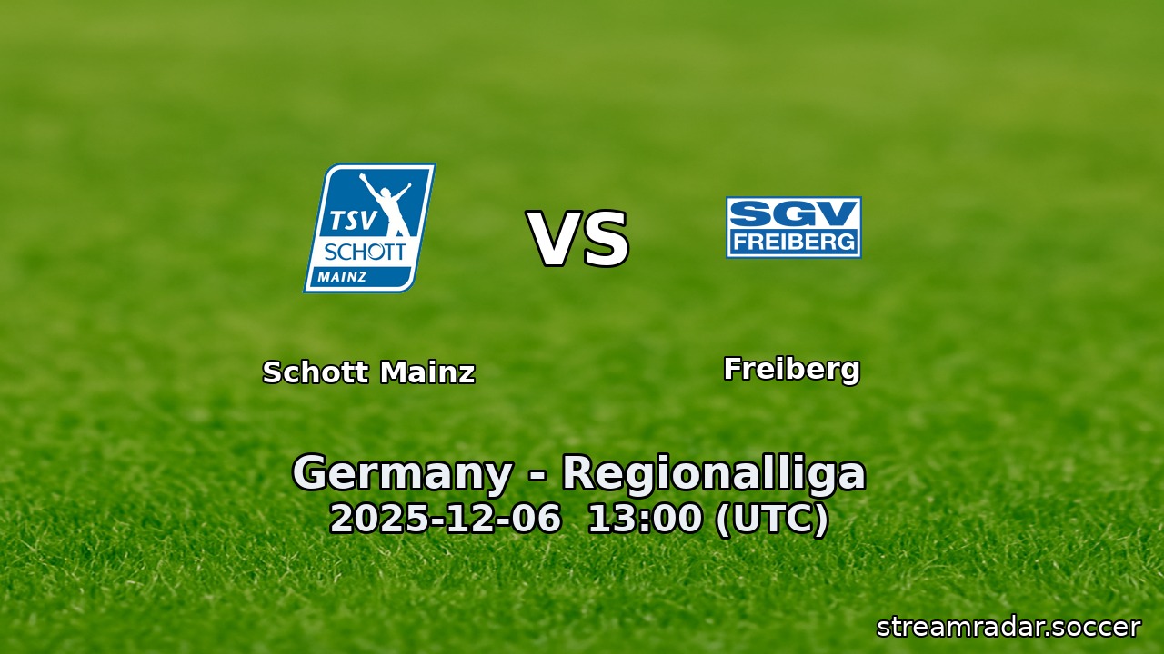 Schott Mainz vs Freiberg