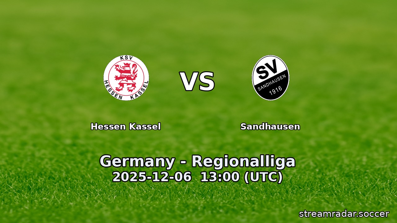 Hessen Kassel vs Sandhausen