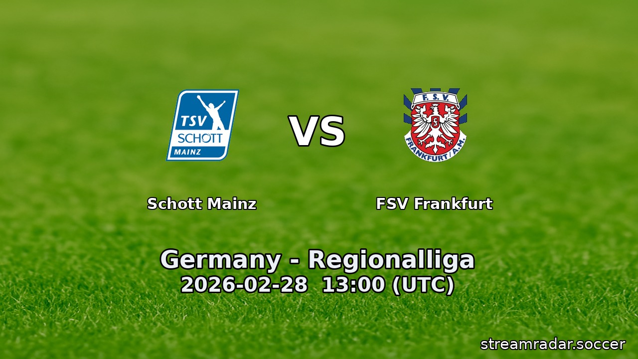 Schott Mainz vs FSV Frankfurt