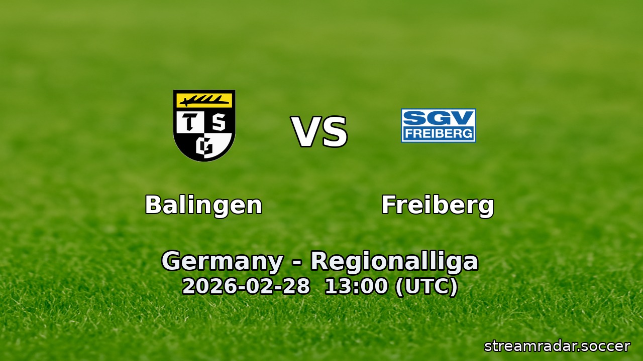 Balingen vs Freiberg