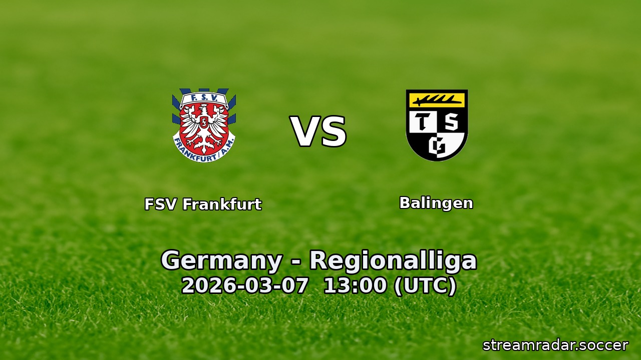 FSV Frankfurt vs Balingen