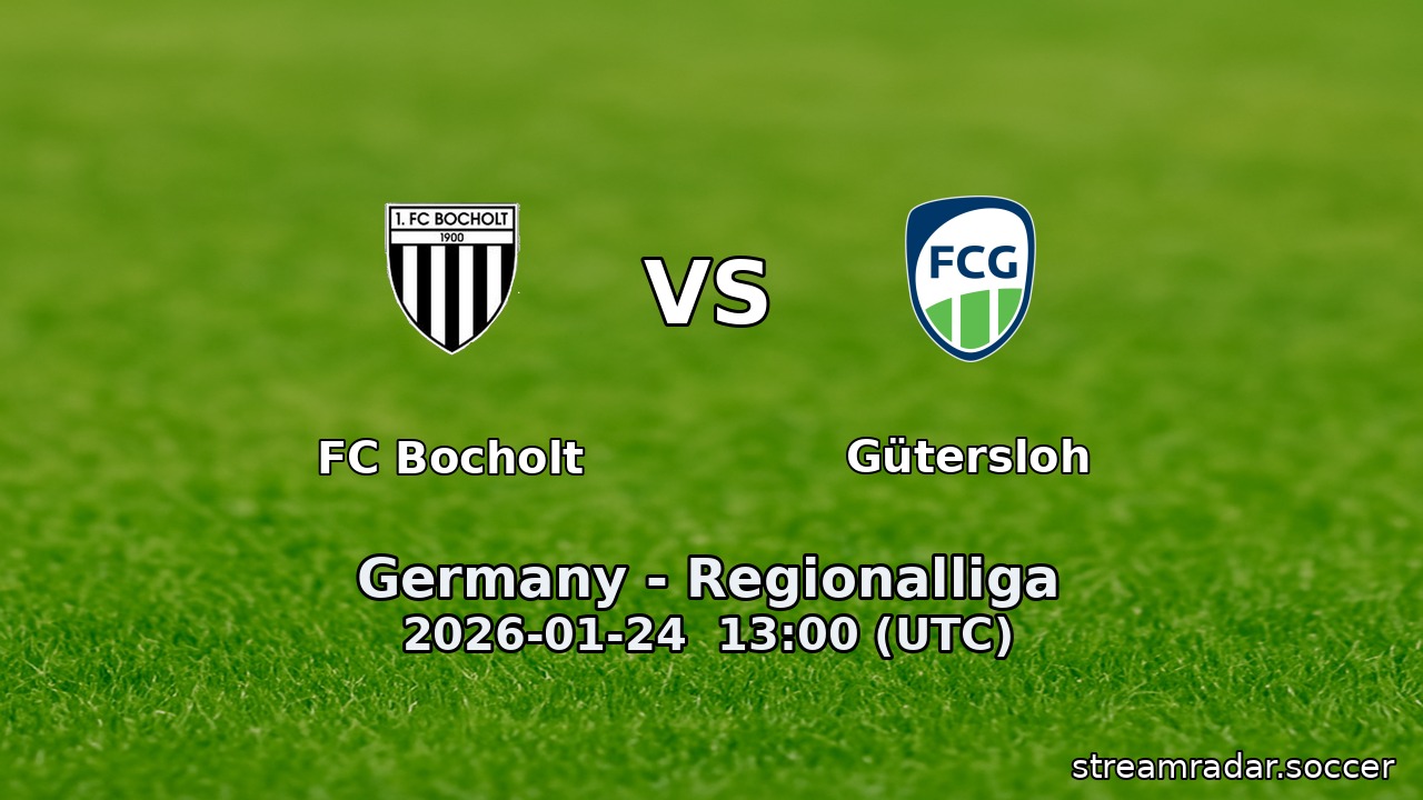 FC Bocholt vs Gütersloh