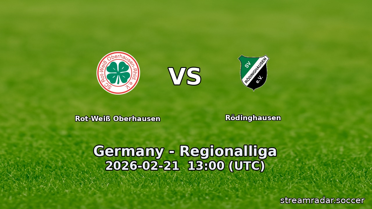 Rot-Weiß Oberhausen vs Rödinghausen