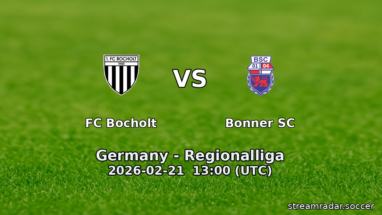 FC Bocholt vs Bonner SC