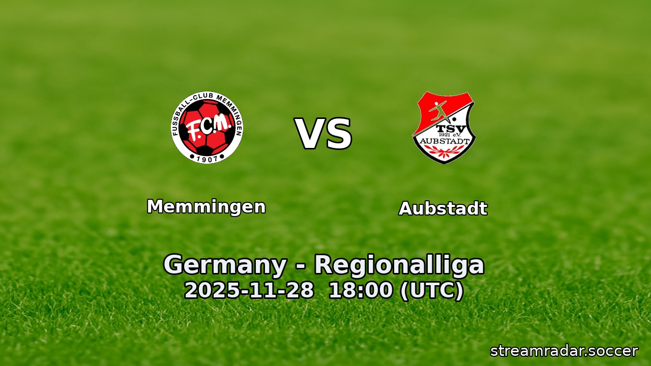 Memmingen vs Aubstadt