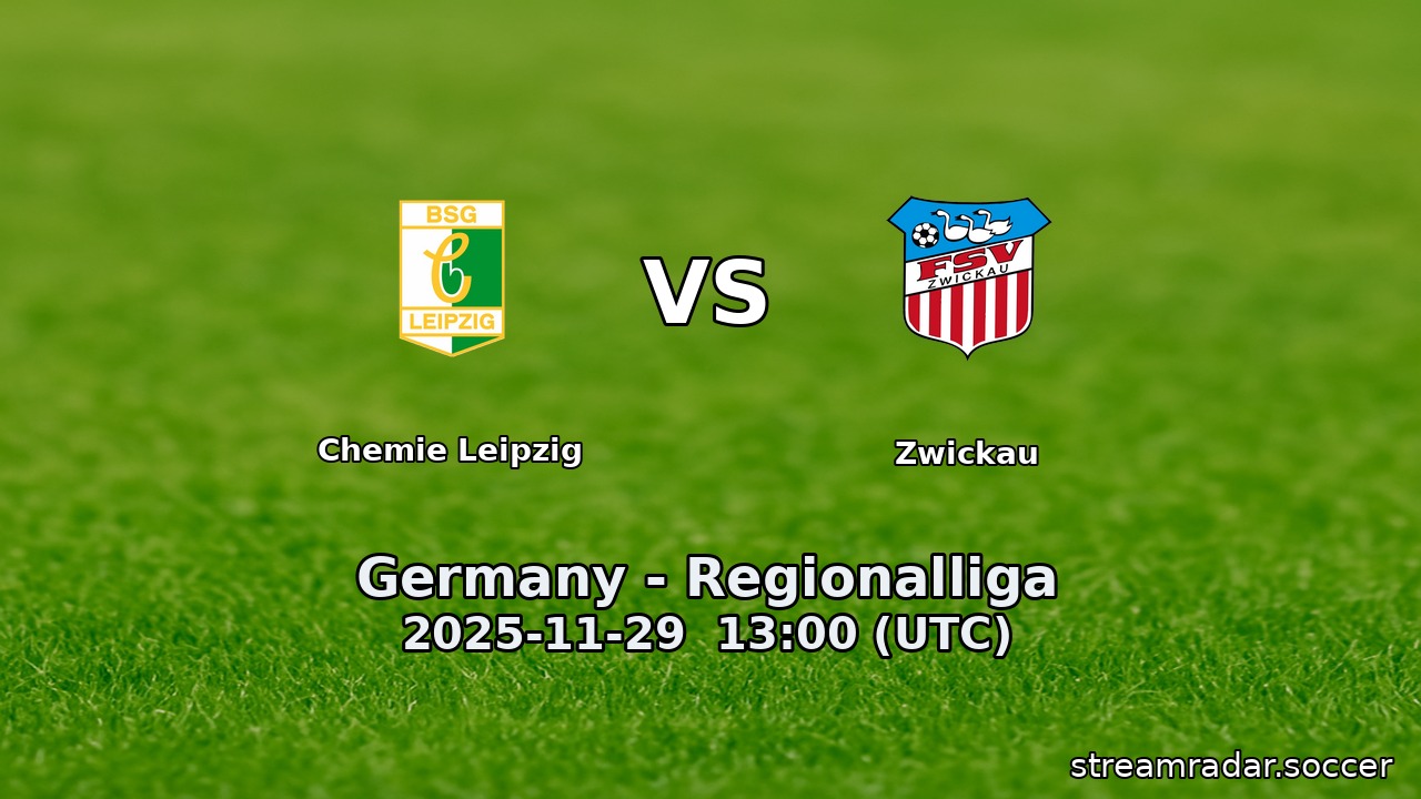 Chemie Leipzig vs Zwickau