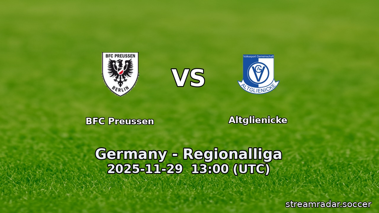 BFC Preussen vs Altglienicke