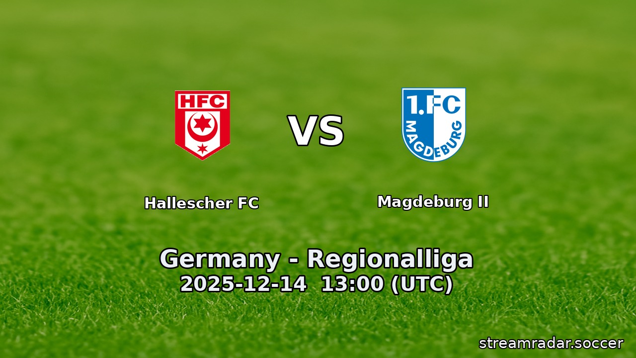 Hallescher FC vs Magdeburg II