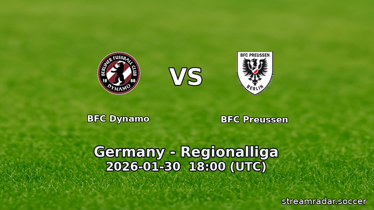 BFC Dynamo vs BFC Preussen
