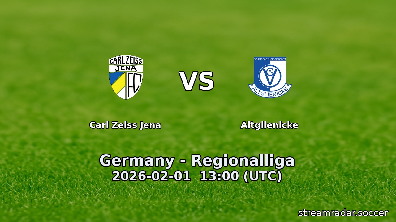 Carl Zeiss Jena vs Altglienicke