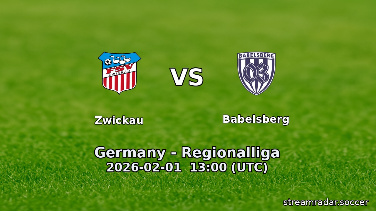 Zwickau vs Babelsberg
