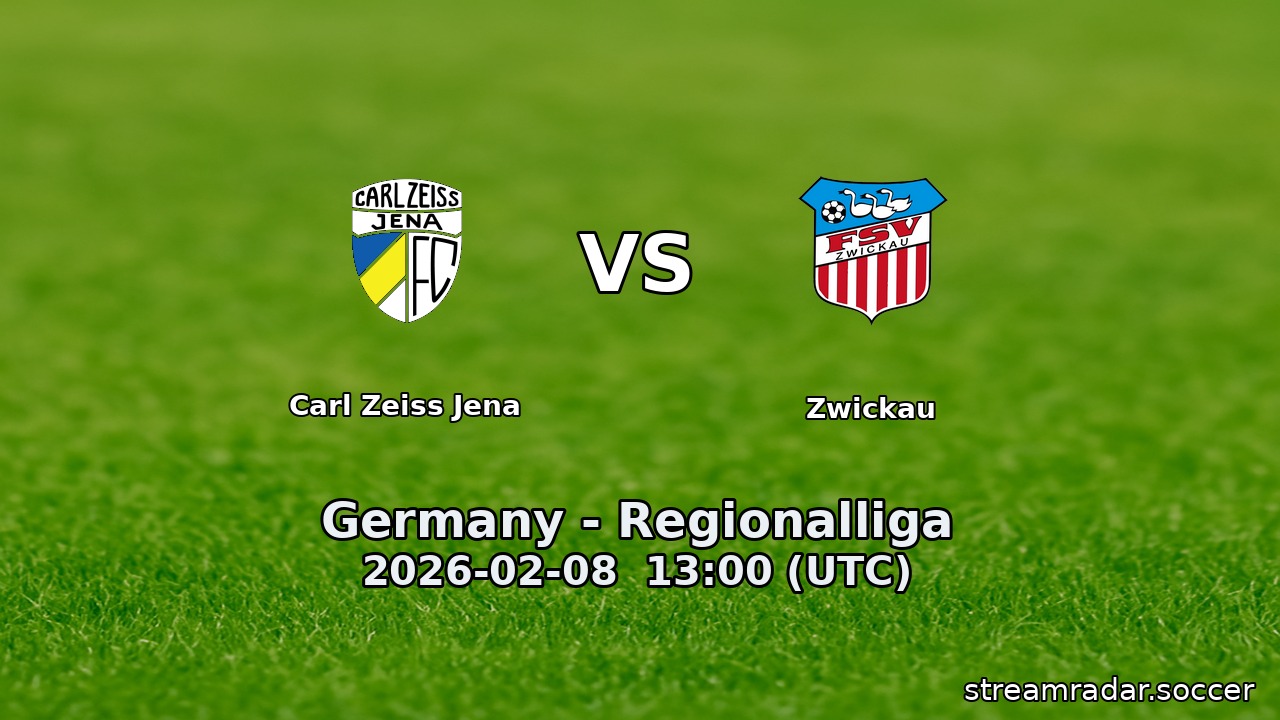 Carl Zeiss Jena vs Zwickau