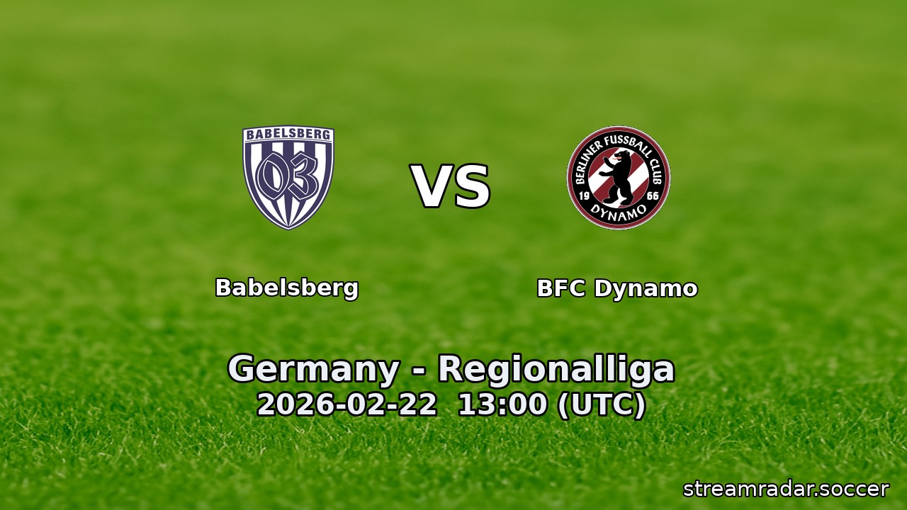 Babelsberg vs BFC Dynamo