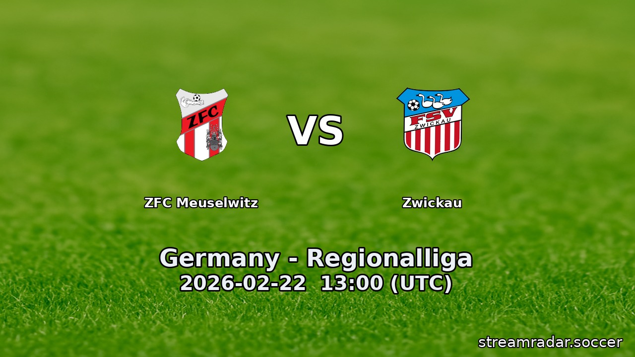ZFC Meuselwitz vs Zwickau