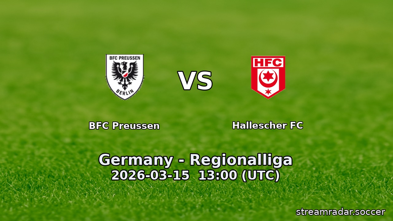 BFC Preussen vs Hallescher FC