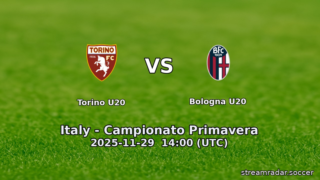 Torino U20 vs Bologna U20