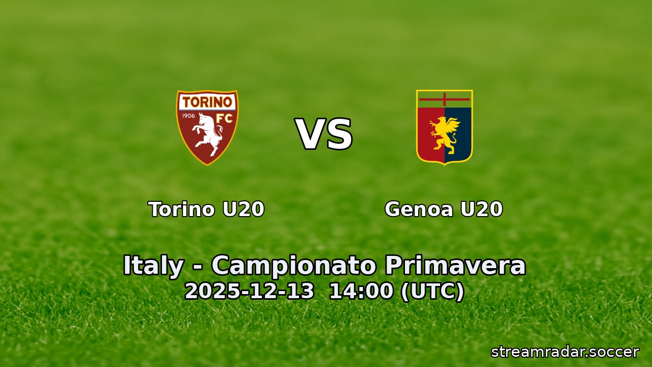 Torino U20 vs Genoa U20