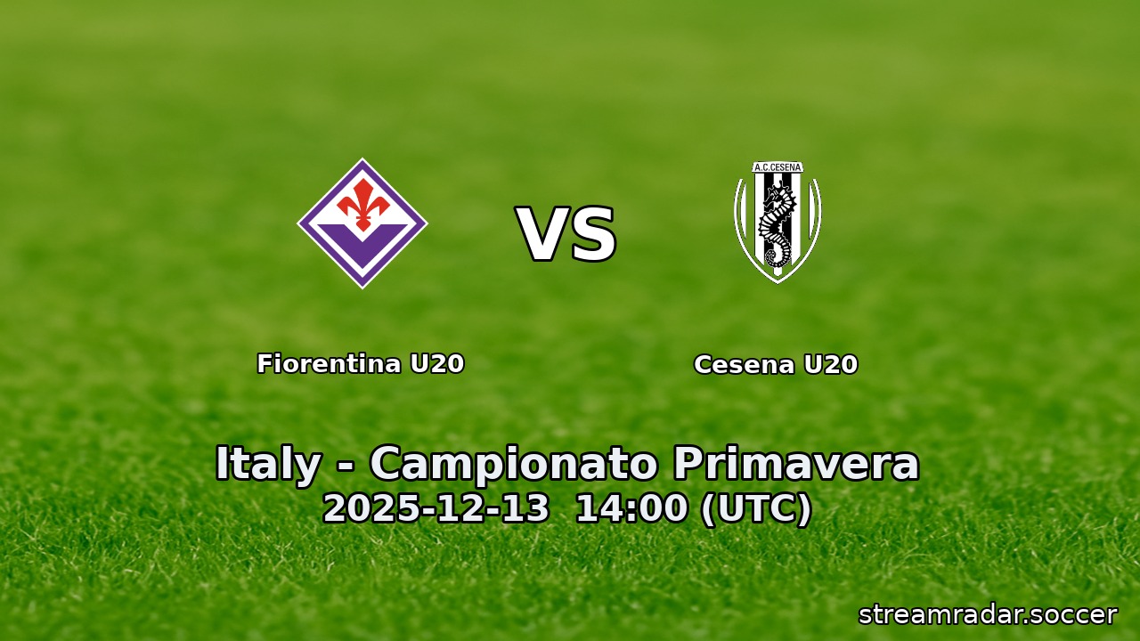 Fiorentina U20 vs Cesena U20
