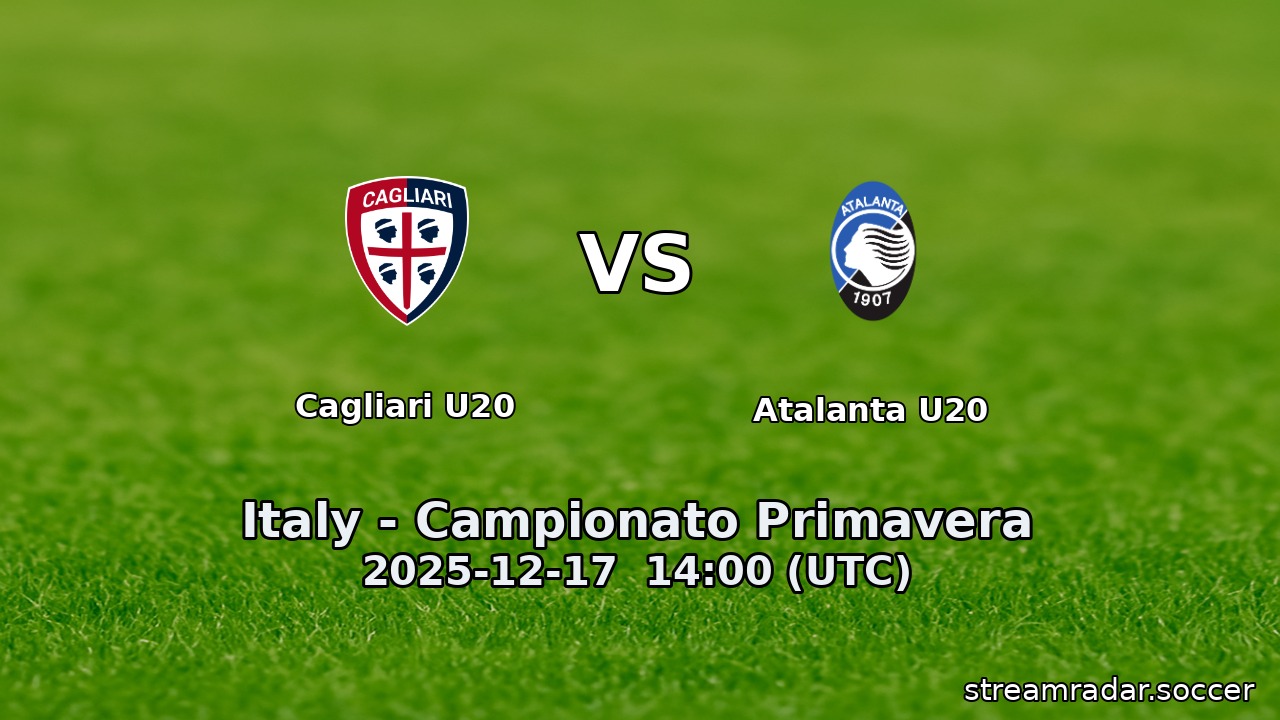 Cagliari U20 vs Atalanta U20