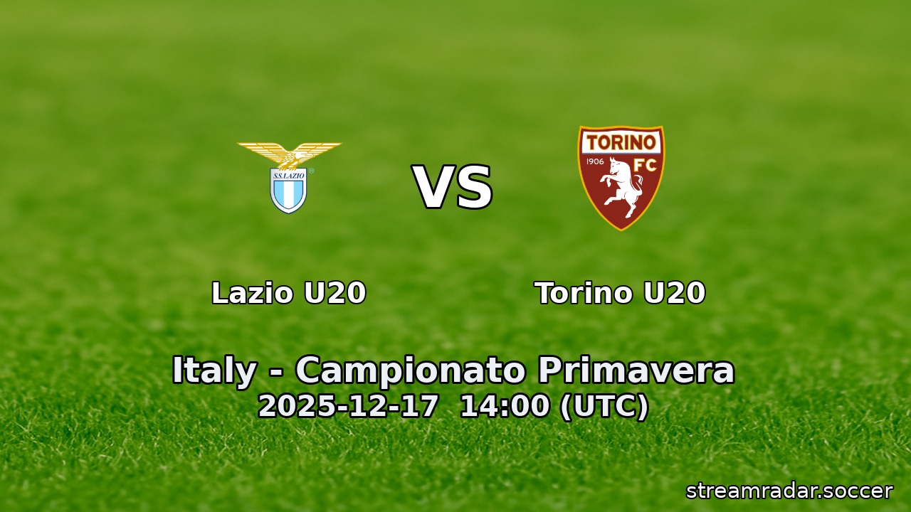 Lazio U20 vs Torino U20