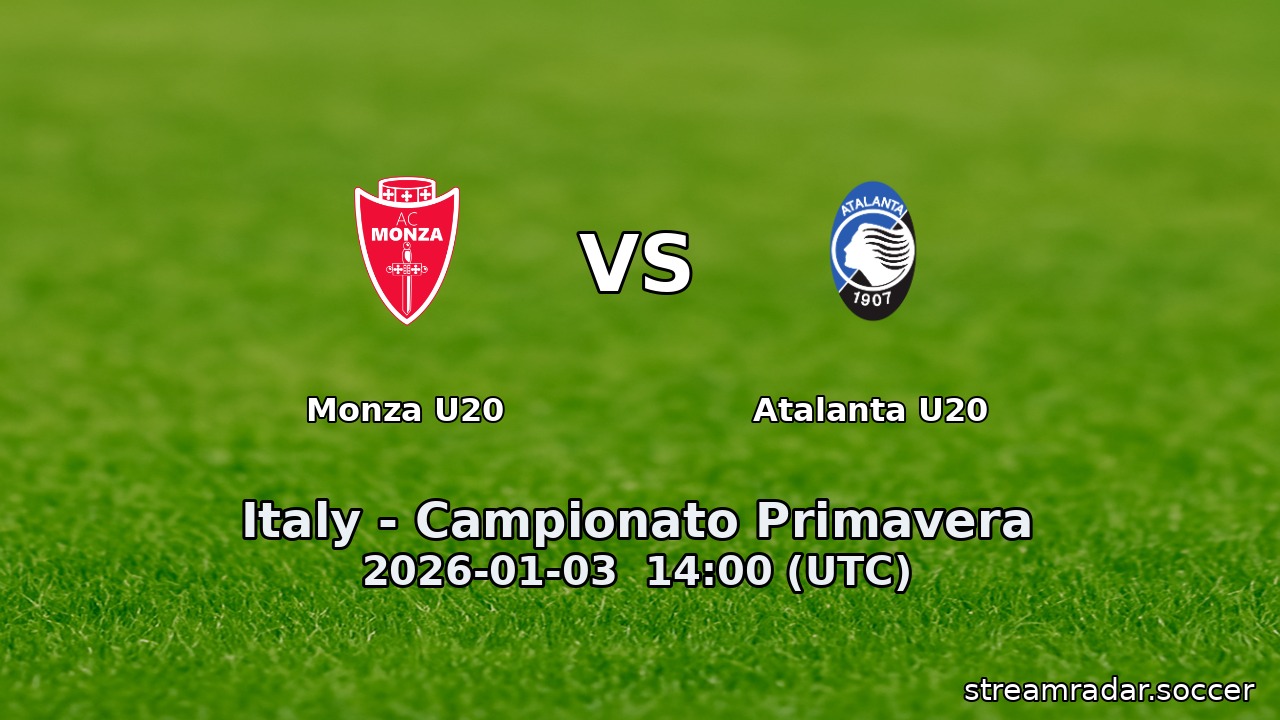 Monza U20 vs Atalanta U20
