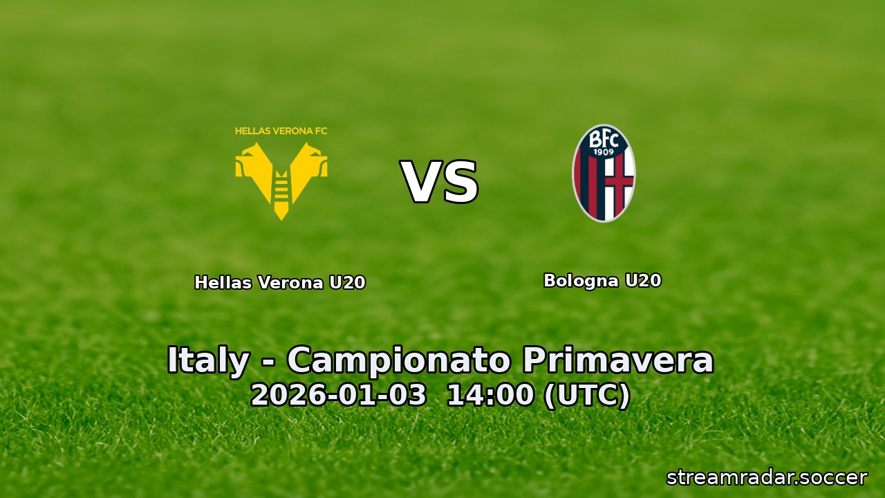 Hellas Verona U20 vs Bologna U20