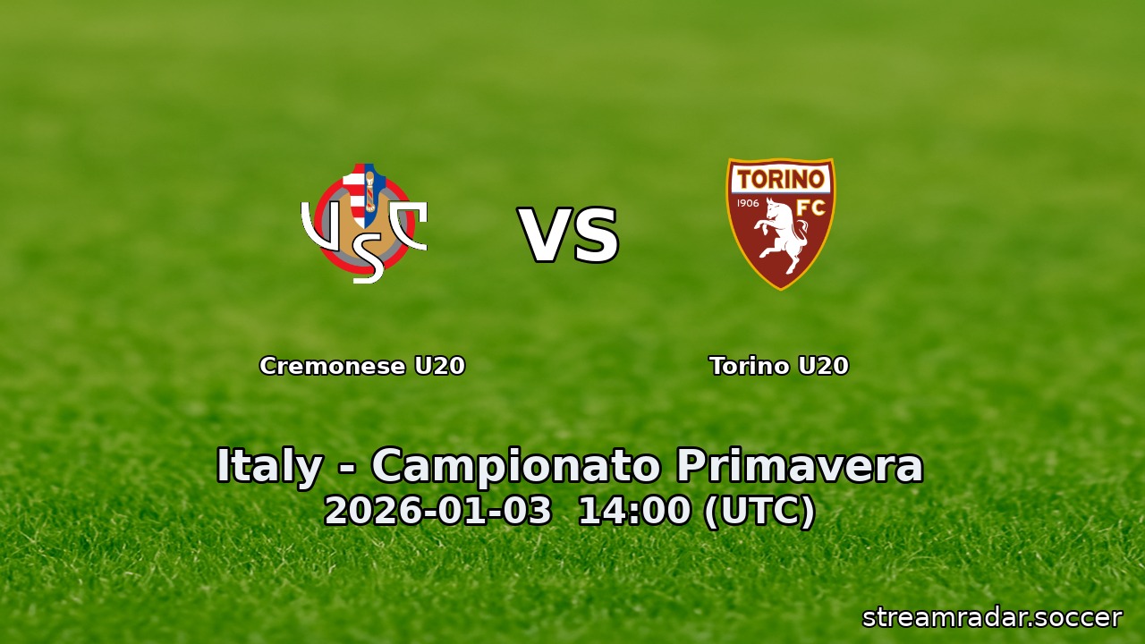 Cremonese U20 vs Torino U20
