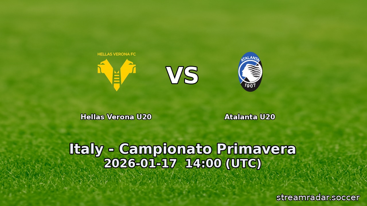 Hellas Verona U20 vs Atalanta U20