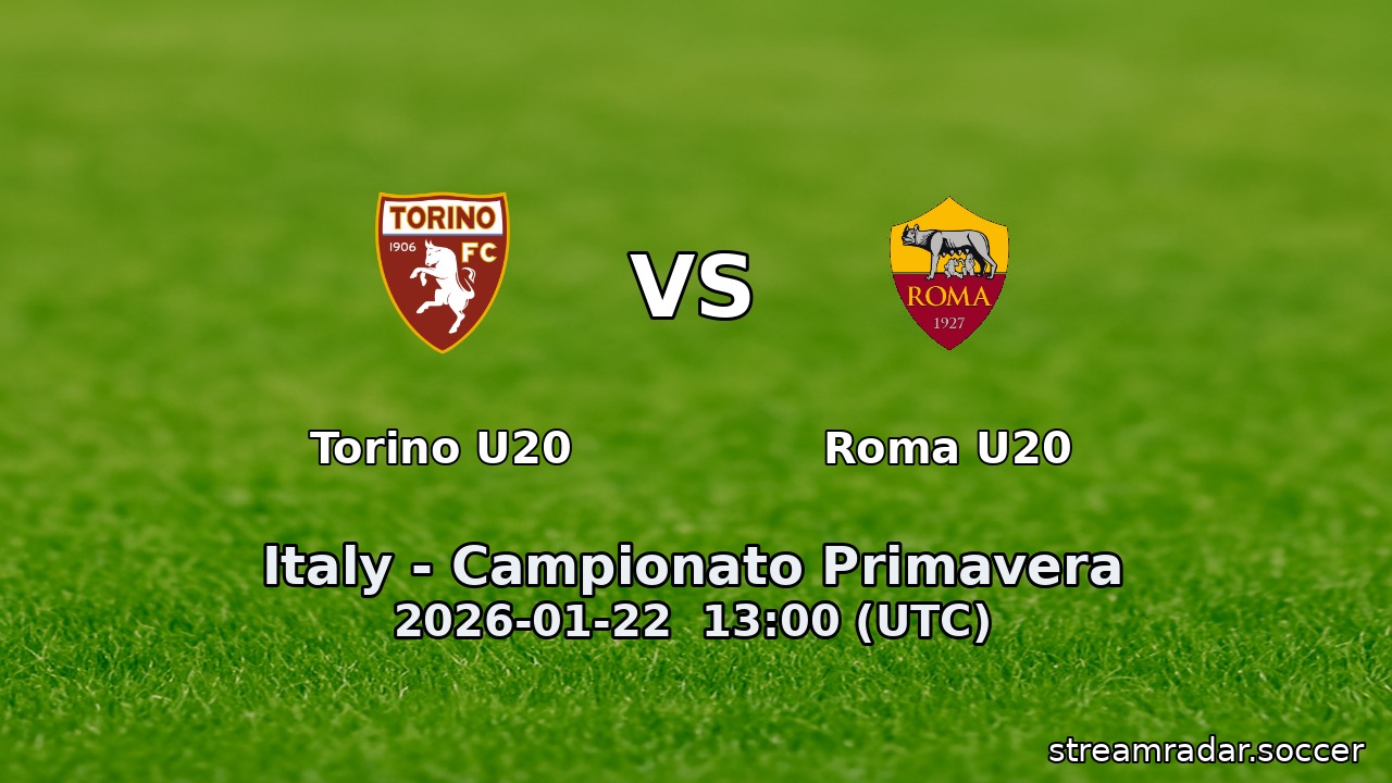 Torino U20 vs Roma U20