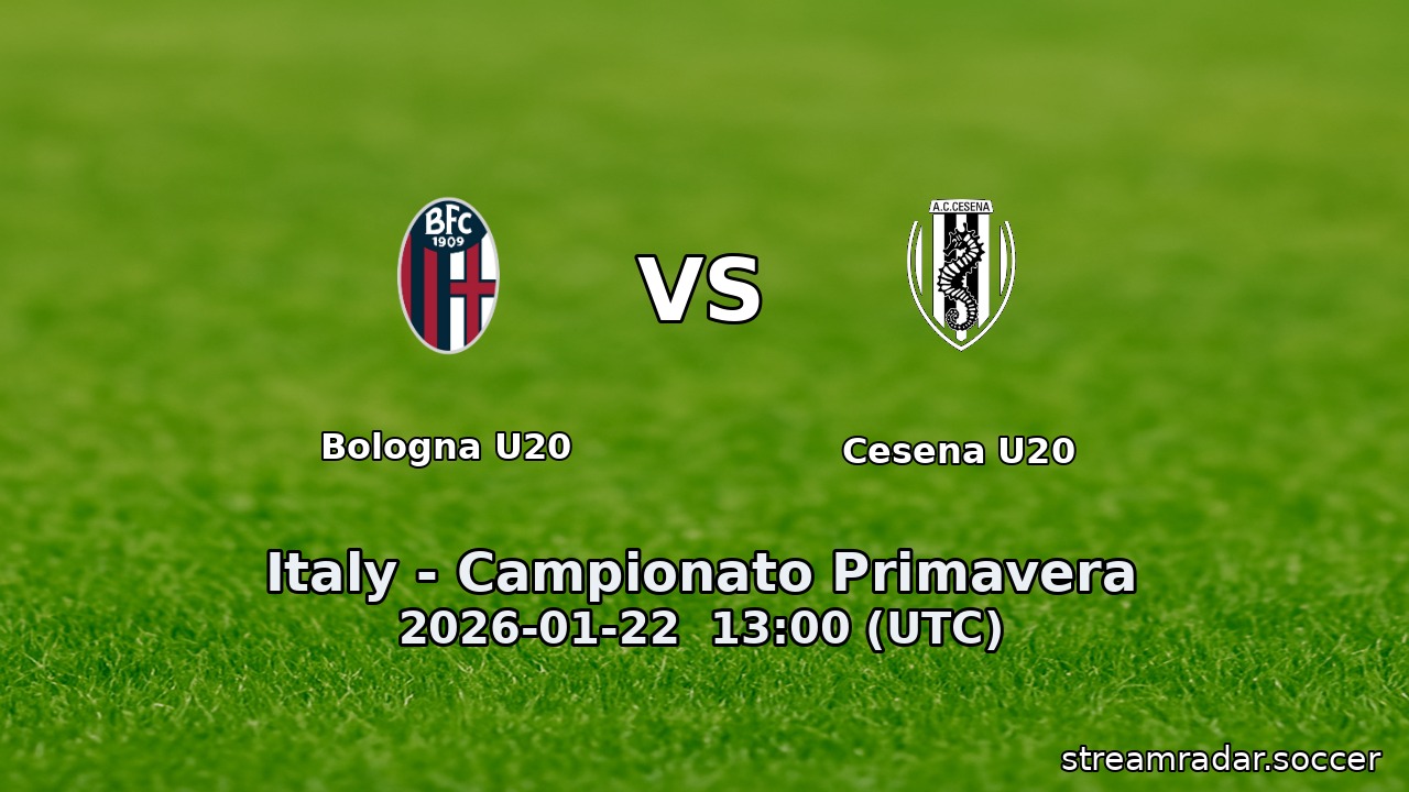 Bologna U20 vs Cesena U20