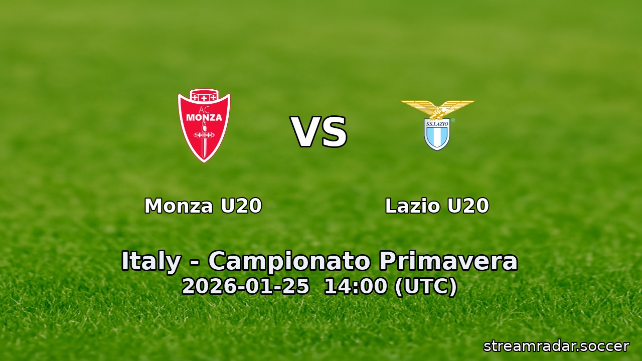 Monza U20 vs Lazio U20