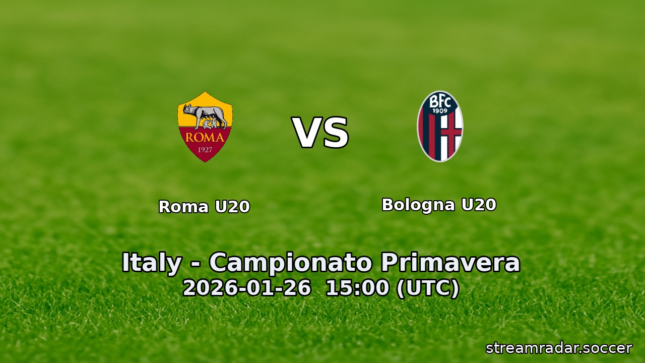 Roma U20 vs Bologna U20