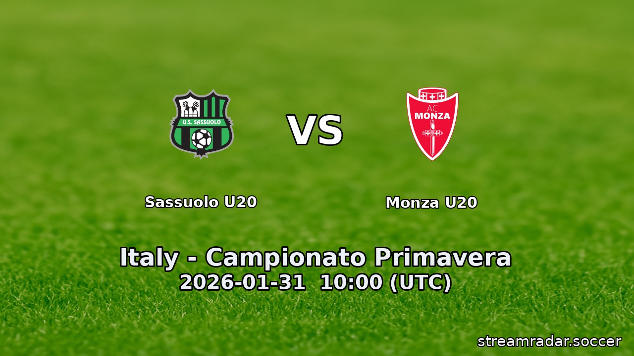Sassuolo U20 vs Monza U20